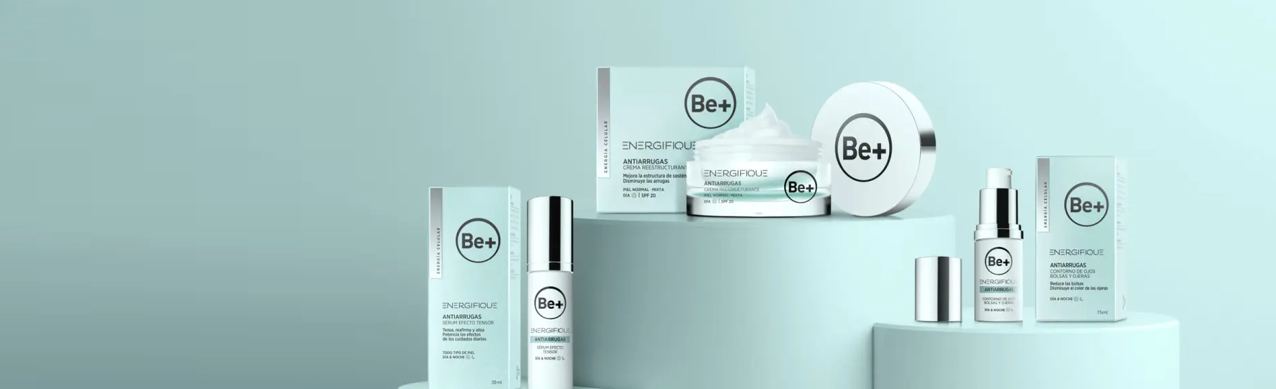 se veria un producto de BE+