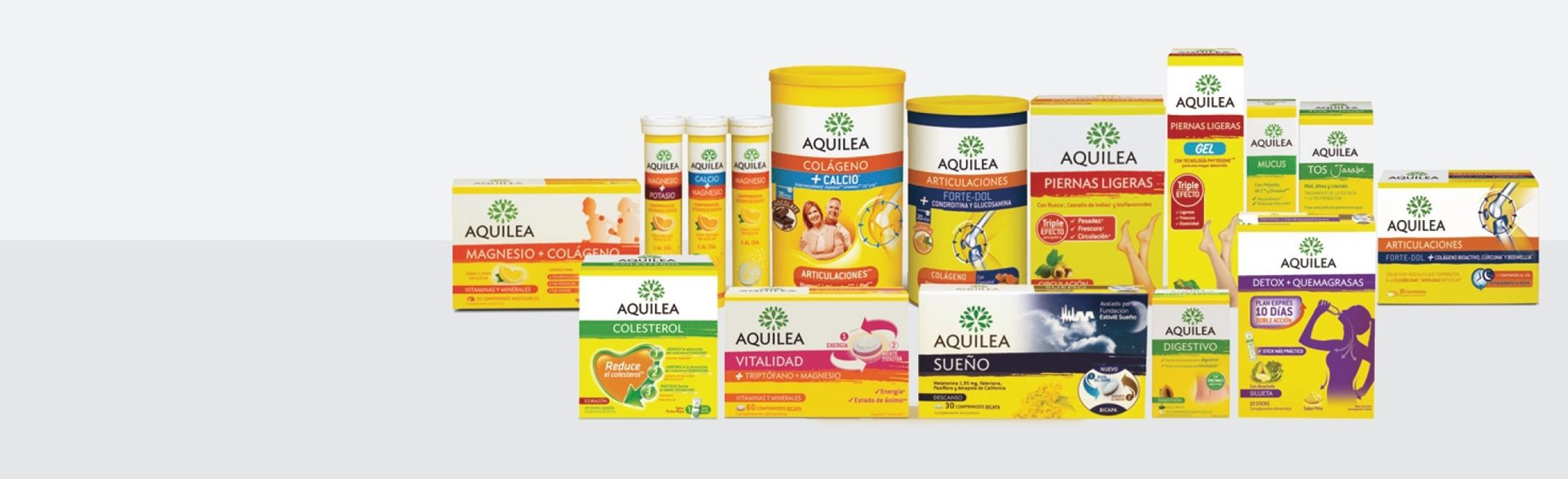 se veria un producto de la marca aquilea